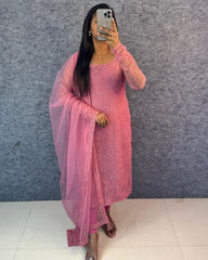 Launching New Designer party wear kurti with dupatta