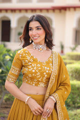 Premium Designer Sequins Embroiderd Readymade Lehenga Choli Set