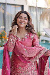 PREMIUM DESIGNER READYMADE TOP-SHARARA-DUPATTA