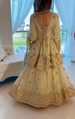 Premium Top Bottom Dupatta Set with Handcrafted Mirror & Beads Work