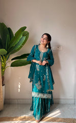 Eid Special Designer Gharara Pair with Real Modeling