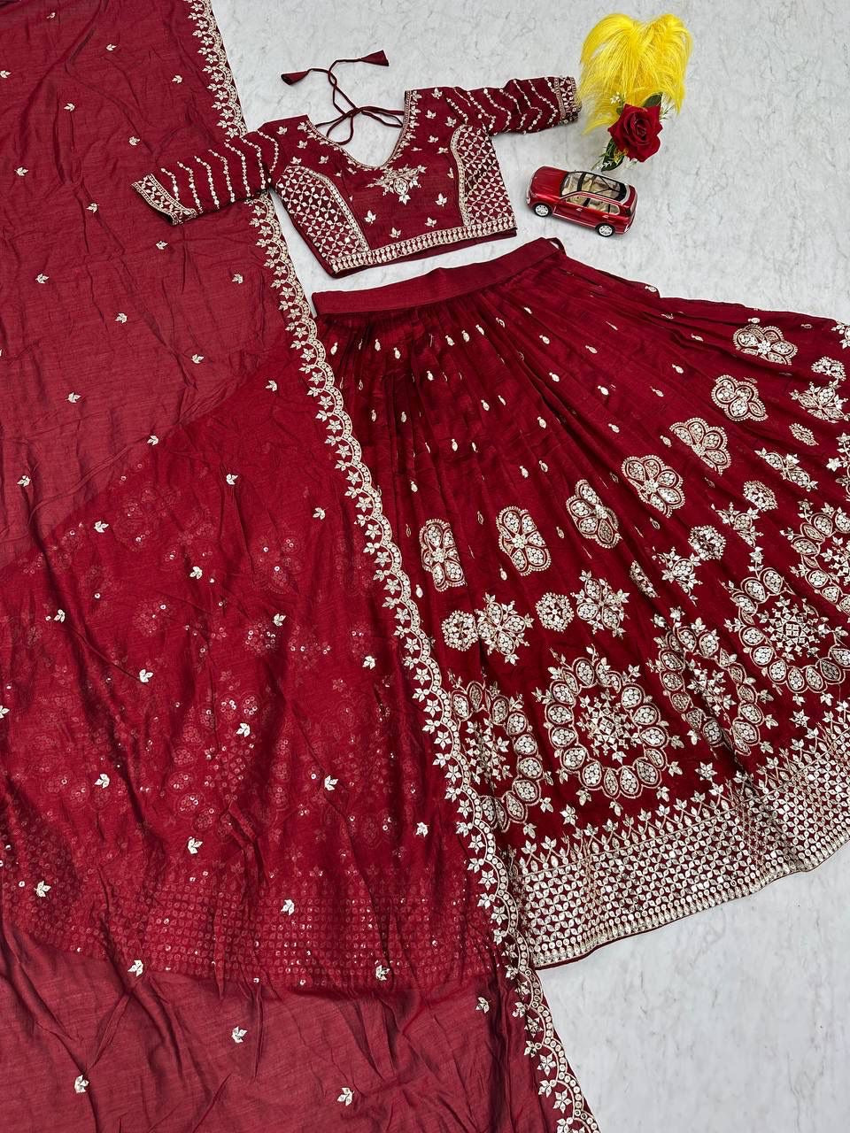 Embroidered Lehenga Choli