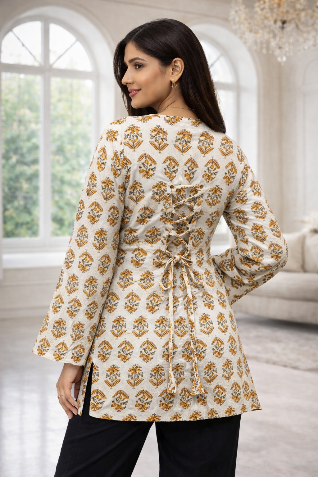 Premium Daily Wear Pure Cotton Digital Printed Tunic
