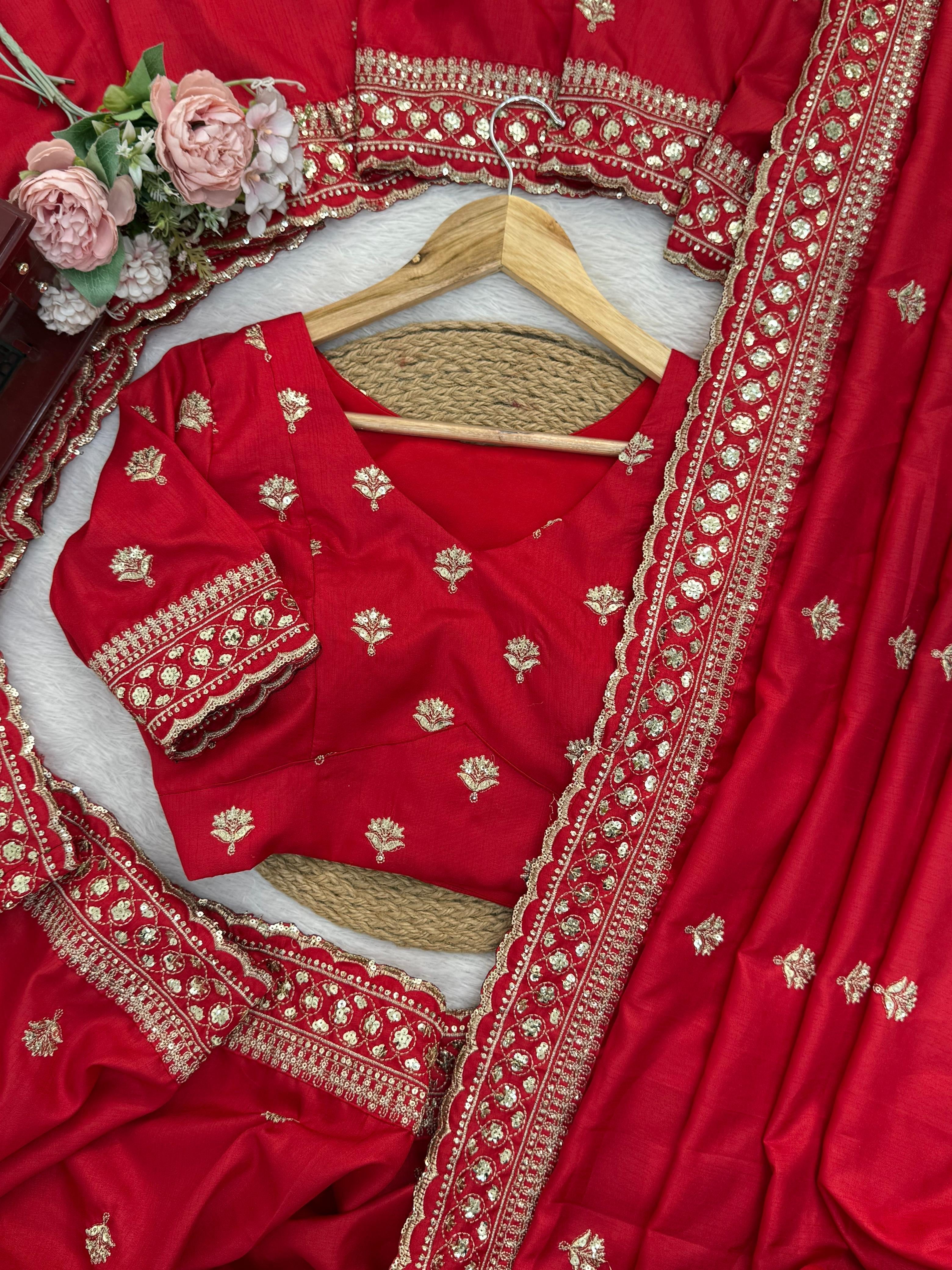 Luxury Designer Jalpari Silk Saree with Detailed Sequence Work