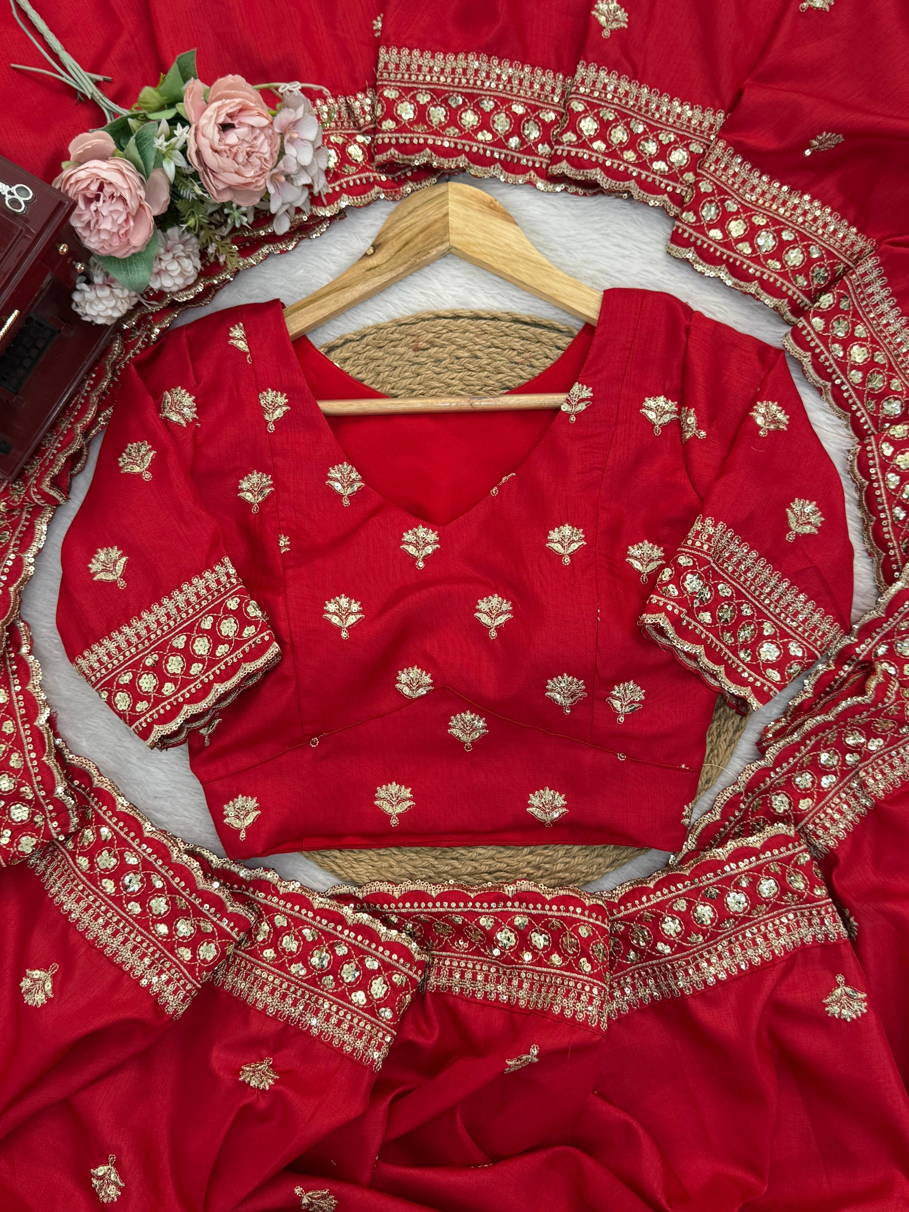 Luxury Designer Jalpari Silk Saree with Detailed Sequence Work