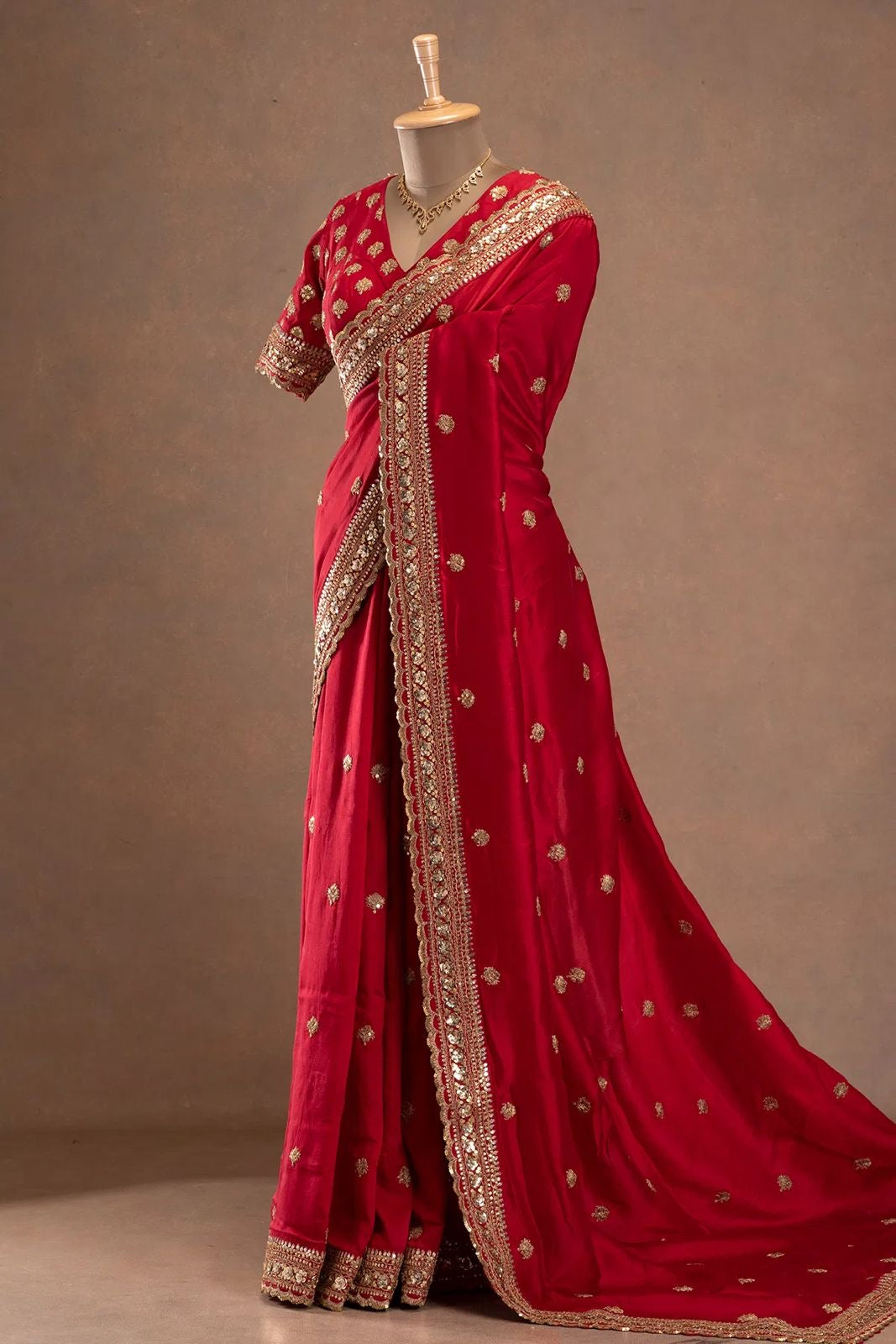 Luxury Designer Jalpari Silk Saree with Detailed Sequence Work