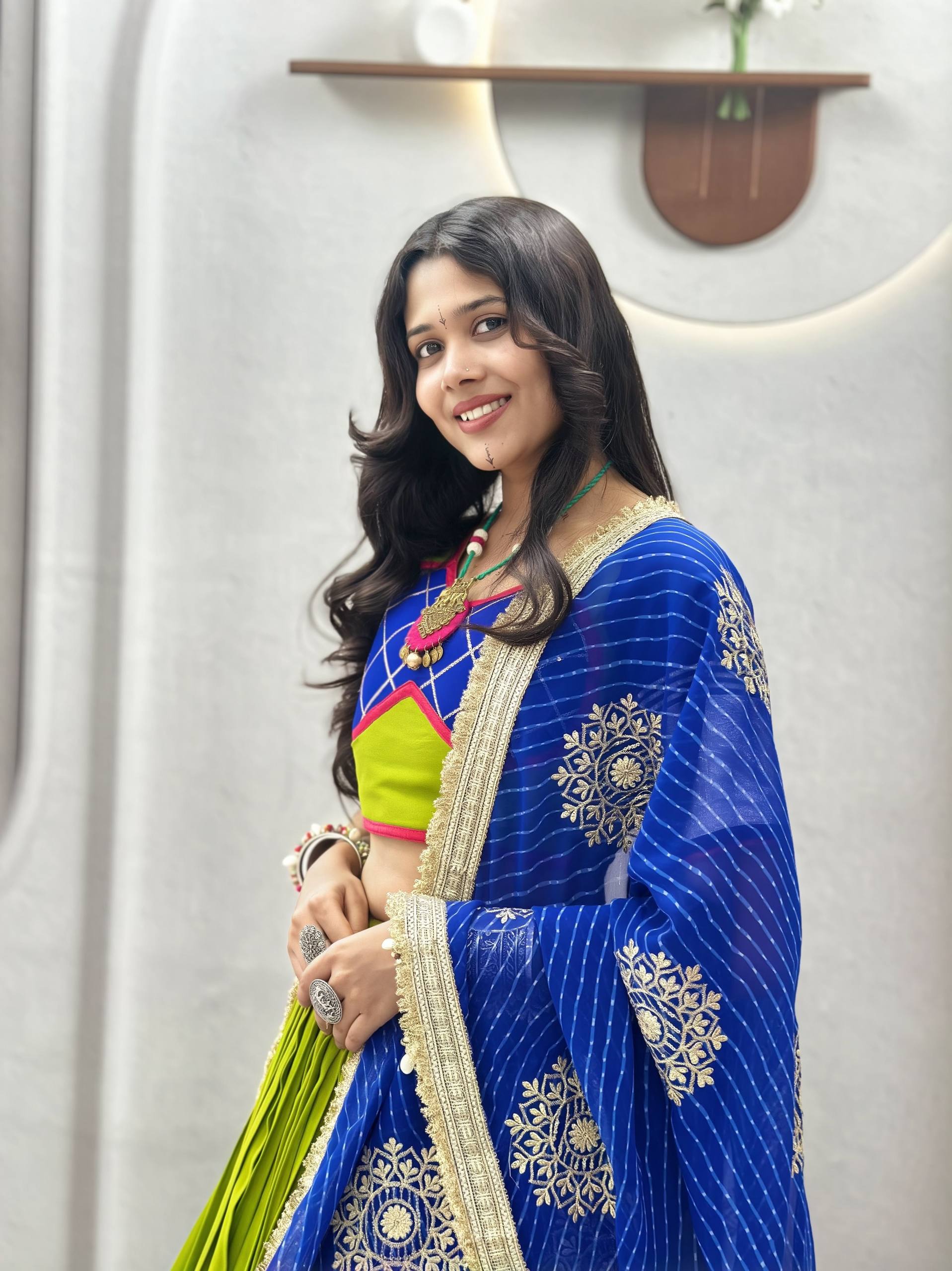 Navratri Special Heavy Ribbon Work Pure Cotton Lehenga Choli