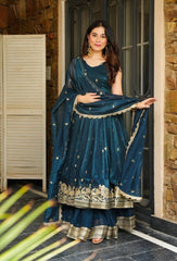Elegant Heavy Embroidered Sequence Work Set