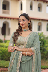 Premium Designer Sequins Embroiderd Readymade Lehenga choli Set