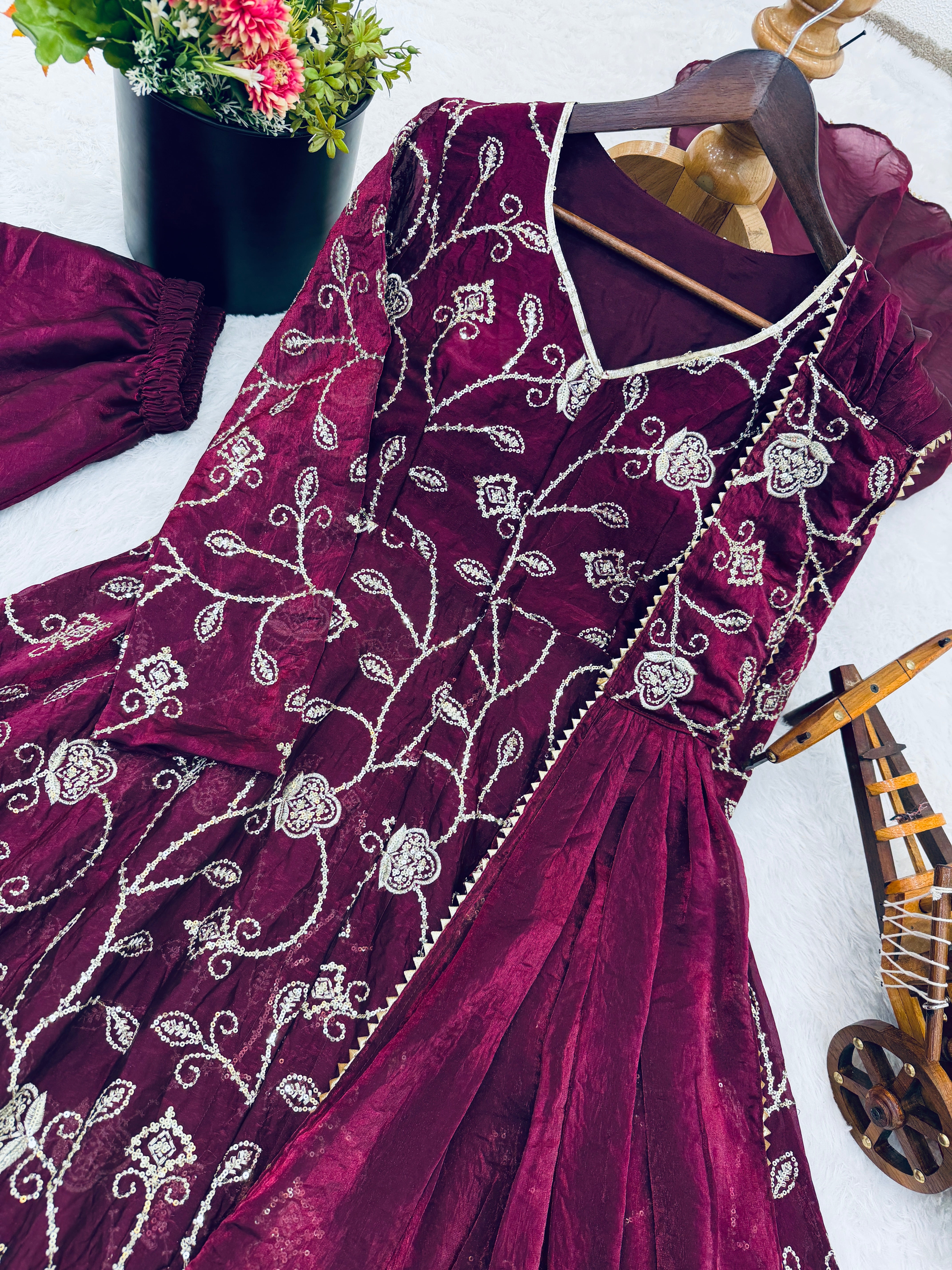 Festive Wear Designer Top Sharara Set with Dupatta – Premium Quality