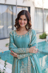 PREMIUM DESIGNER READYMADE TOP-SHARARA-DUPATTA