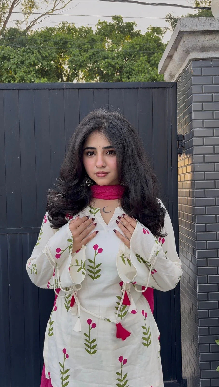 Readymade Pure Cotton 3-Piece Suit