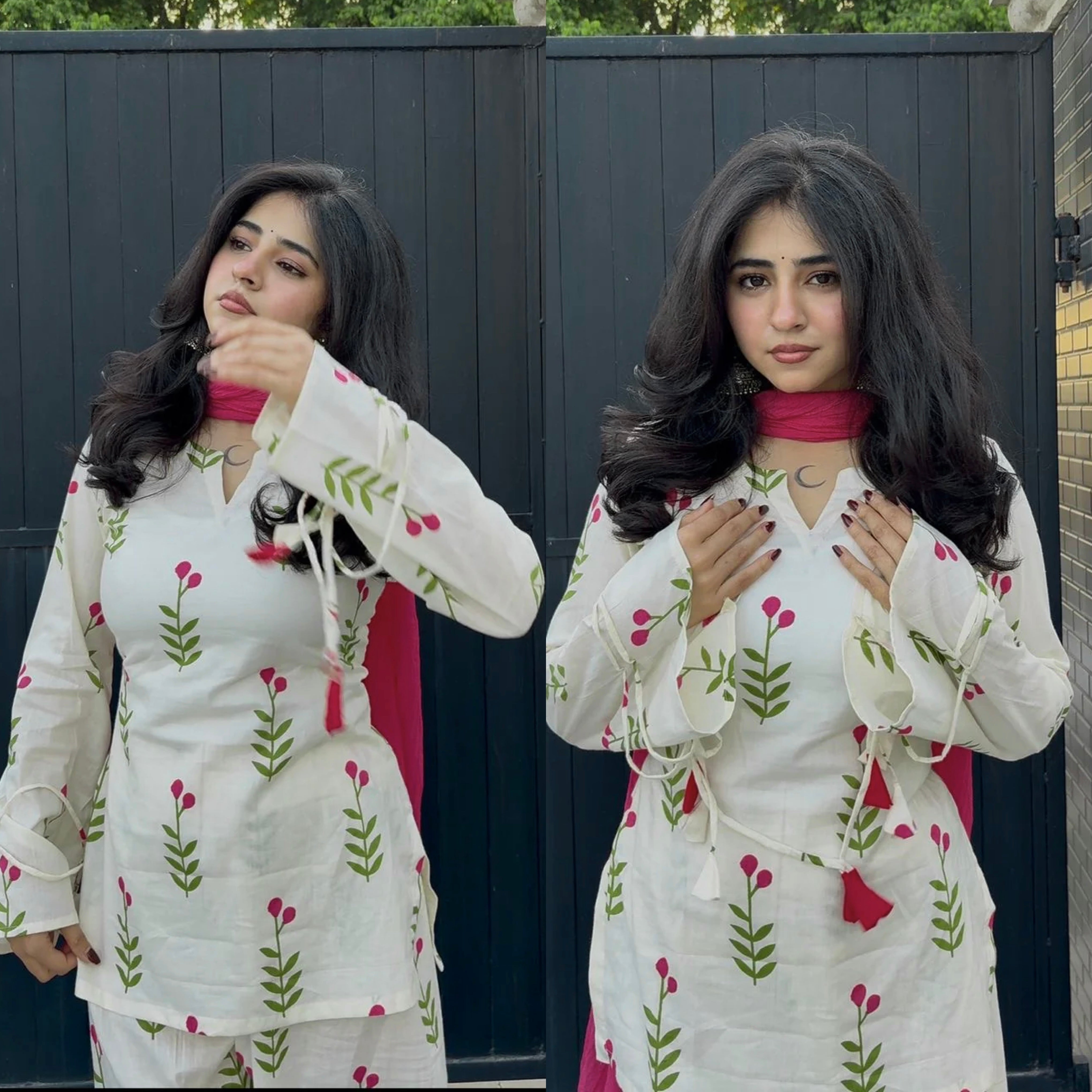 Readymade Pure Cotton 3-Piece Suit