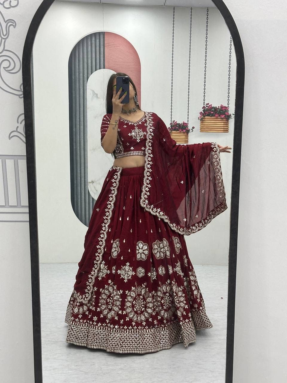 Embroidered Lehenga Choli
