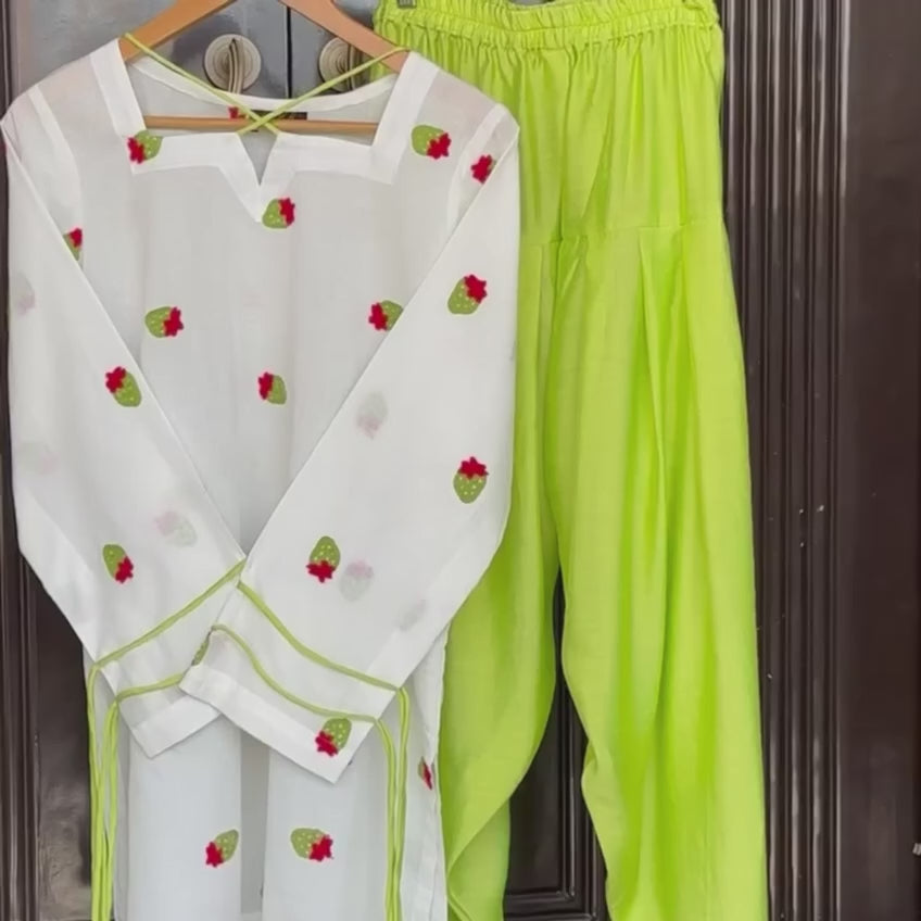 Readymade Pure Cameric Cotton Farshi Suit Set